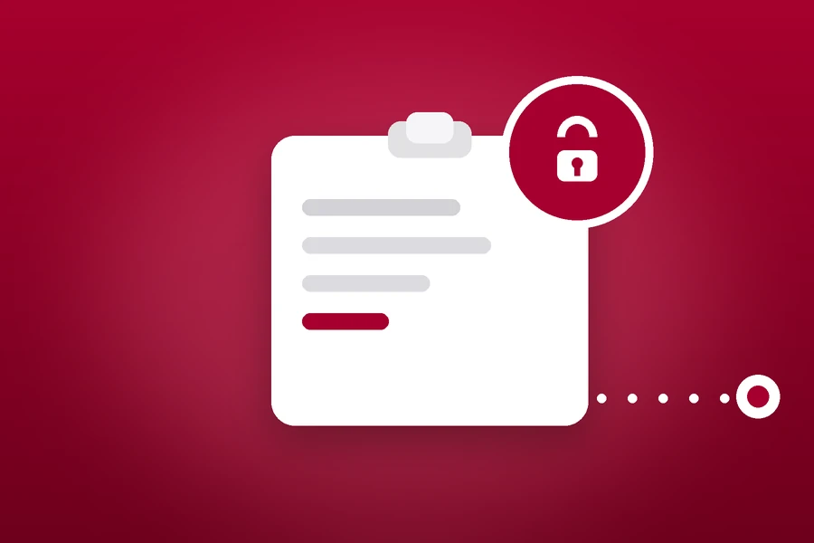 How to securely send a password or a sensitive file via a link