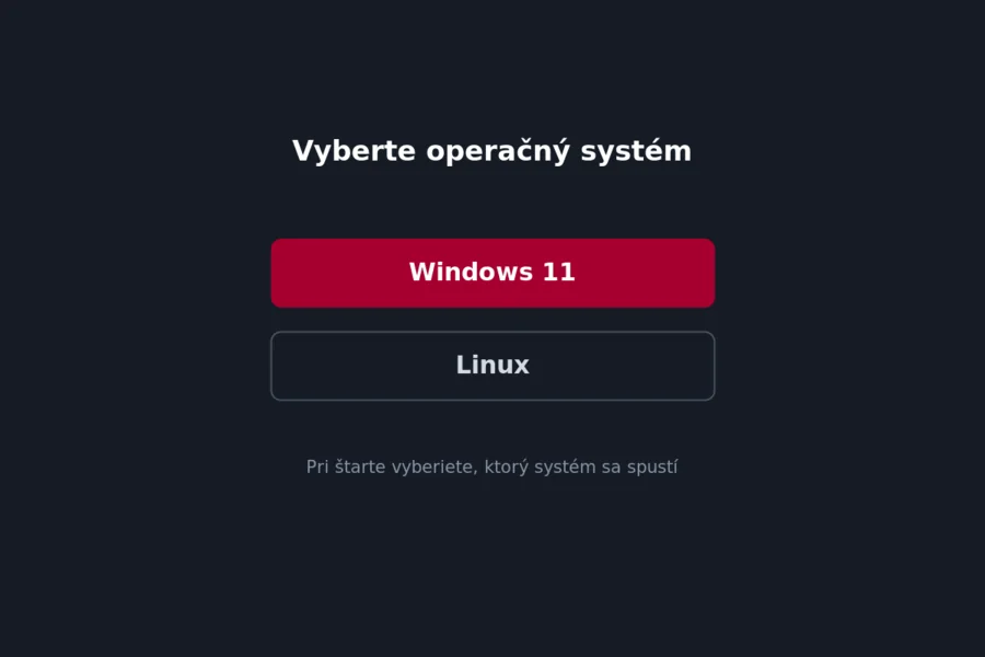 Dual boot: Windows a Linux na jednom počítači