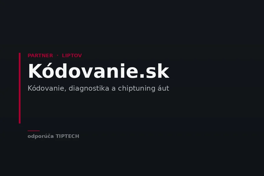 Náš partner Kódovanie.sk: kódovanie, diagnostika a chiptuning áut