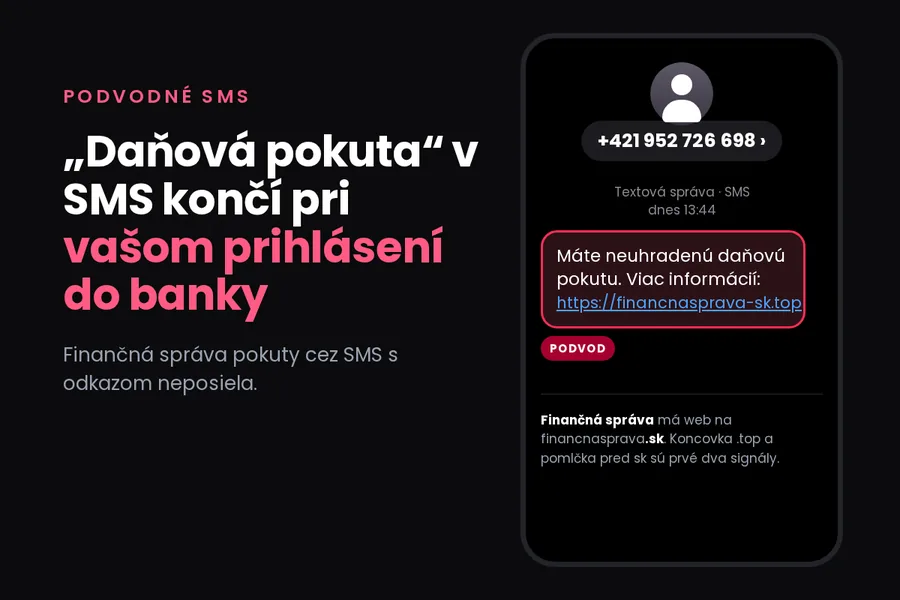An SMS about an unpaid tax fine is a scam. Here is how to spot it