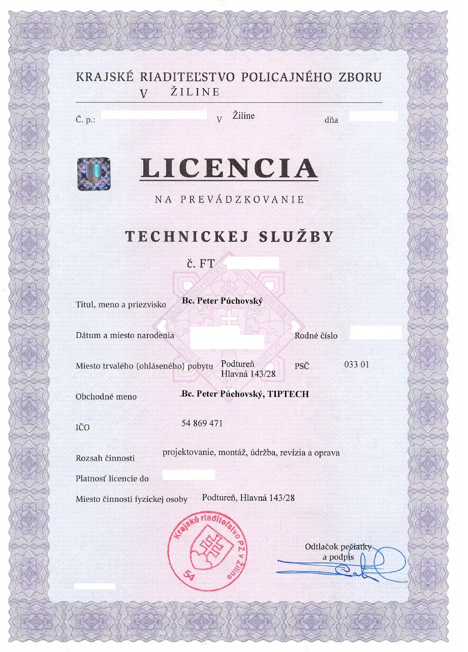 Technical licence