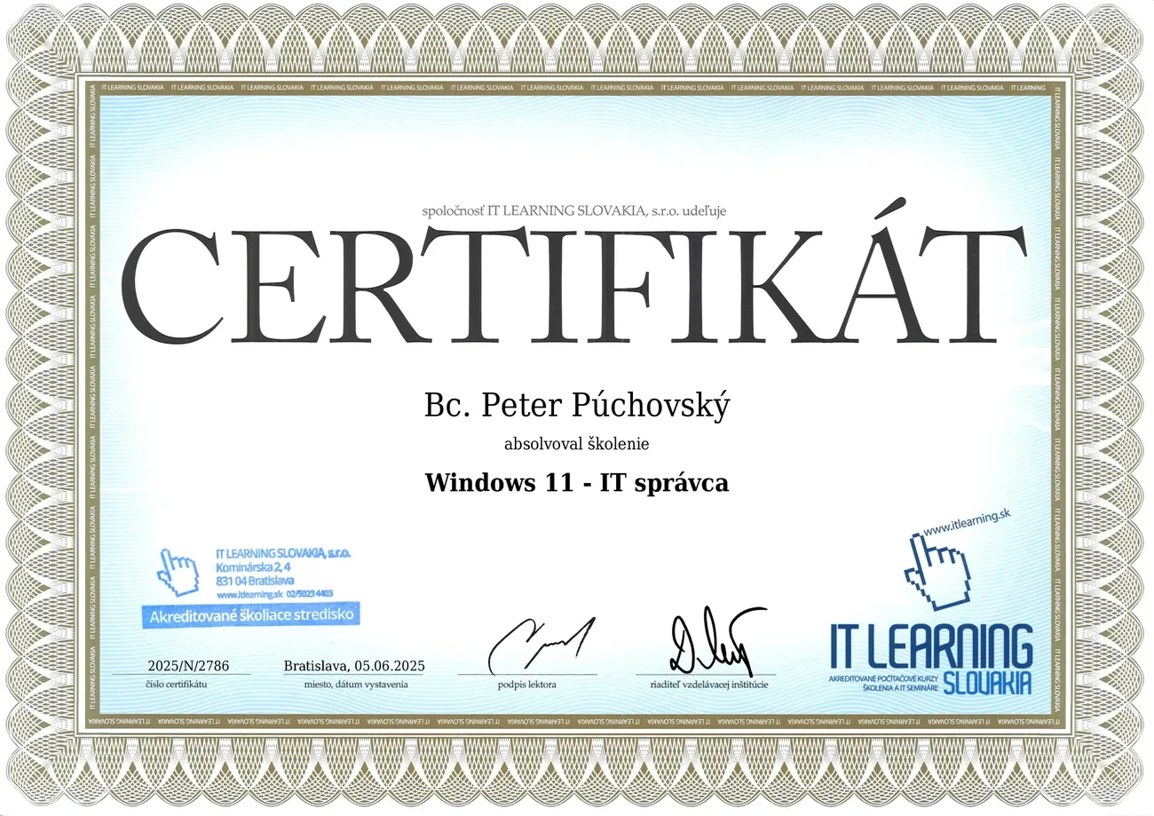 Windows 11 administration certificate